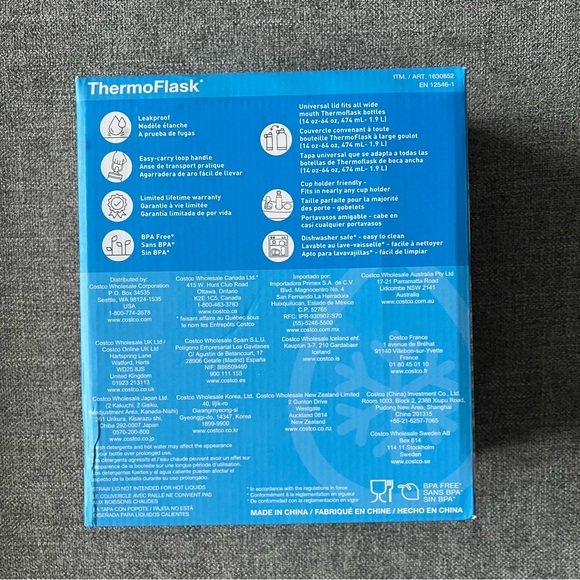 NWT ThermoFlask 16oz Stainless Steel Water Bottle, 2-pack - Picture 4 of 7